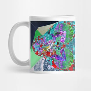 Gis geography system landscape ecopop pattern Mug